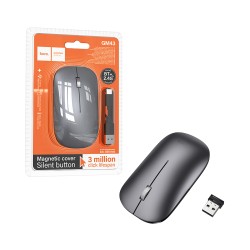 Rato sem Fios Recarregável Hoco GM43 Adelanto Dual Mode 2.4G Cinza Espacial